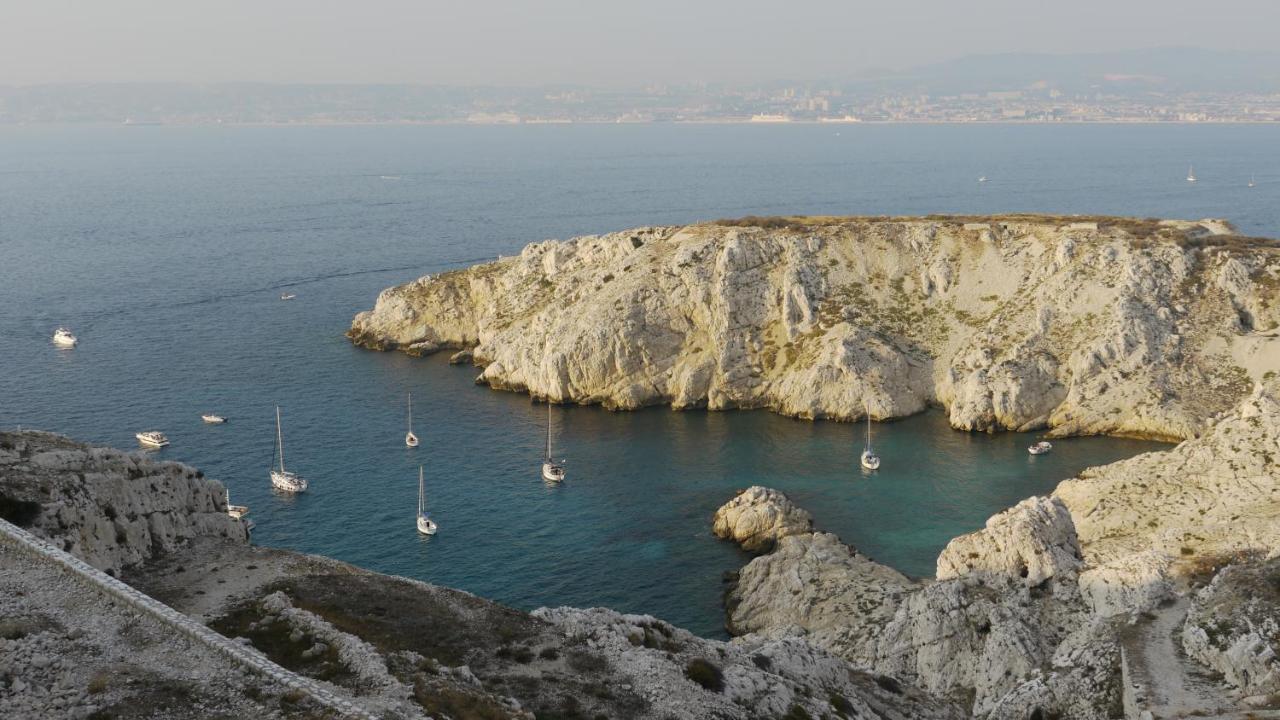 马赛Les Pieds Dans L'Eau Sur L'Ile Du Frioul公寓 外观 照片